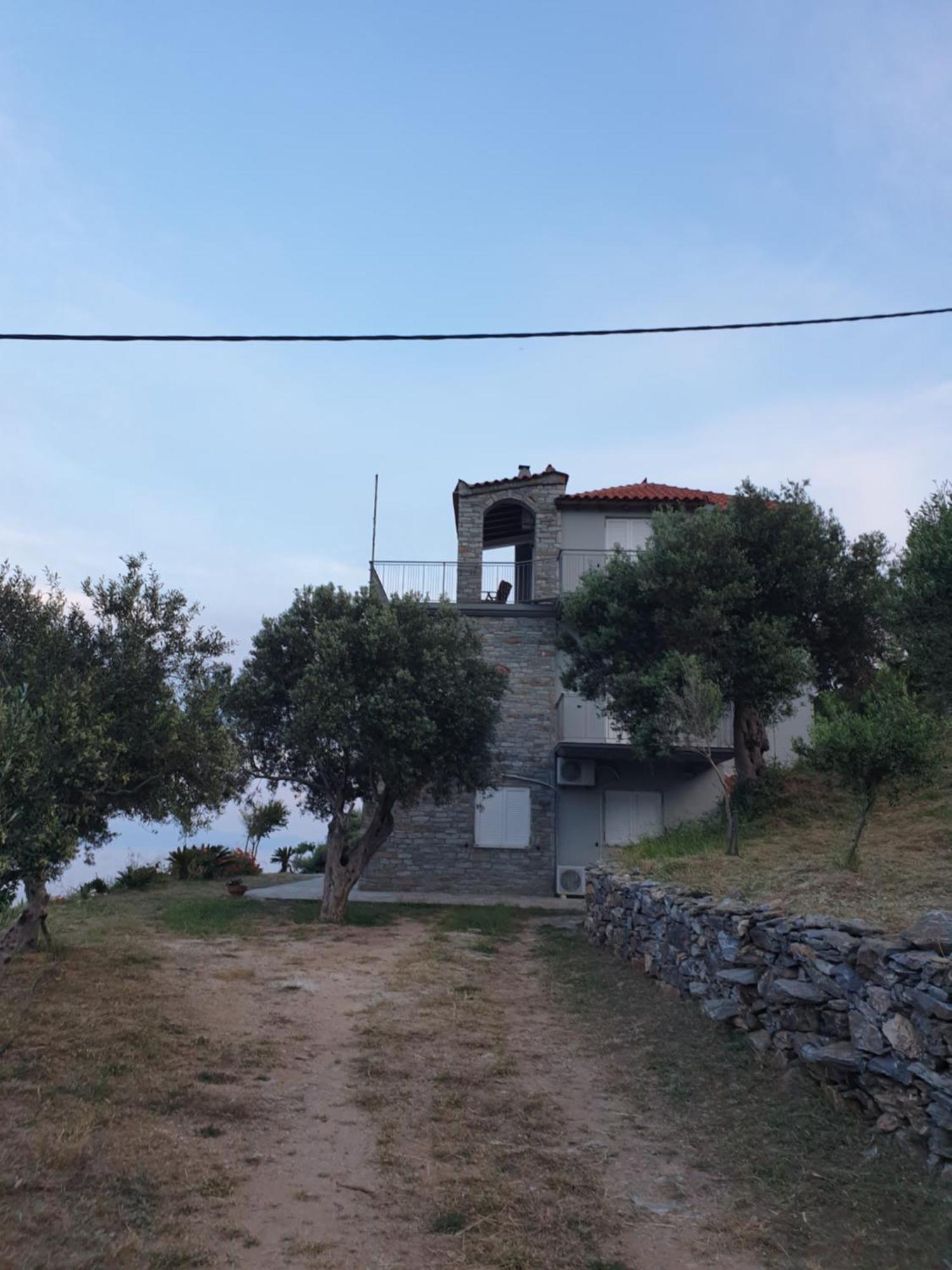 Villa Aegean Balcony Akhladherí Quarto foto